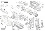 Bosch 3 601 E15 101 Gst 1400 Bce Orbital Jigsaw 230 V / Eu Spare Parts